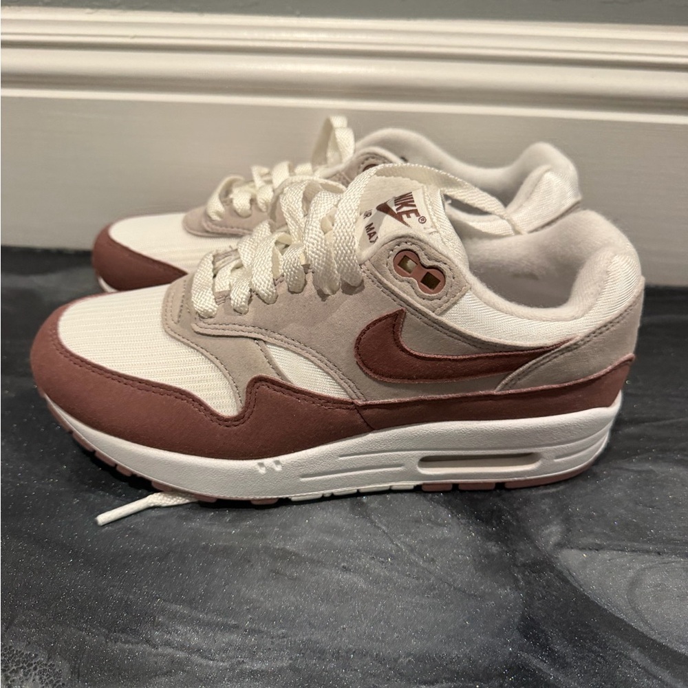 Nike Sneakers with Cream and Yellow Accents